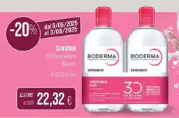 Coop BIODERMA SENSIBIO H2O micellare Bipack offerta