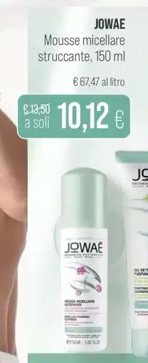 Coop JOWAE Mousse micellare struccante offerta
