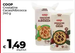 Coop COOP Crostatine Cacao/Albicocca offerta