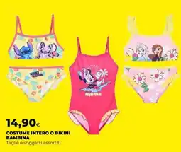 Coop COSTUME INTERO O BIKINI BAMBINA offerta