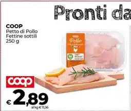 Coop COOP Petto di Pollo Fettine sottili offerta