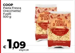 Coop COOP Pasta Fresca Orecchiette/Fusilli offerta