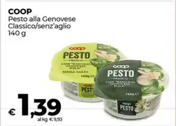 Coop COOP Pesto alla Genovese Classico/senz'aglio offerta