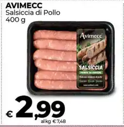 Coop AVIMECC Salsiccia di Pollo offerta