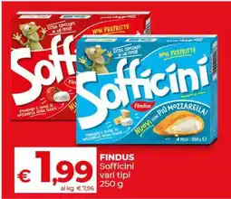 Coop FINDUS Sofficini vari tipi offerta