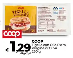 Coop COOP Tigelle con Olio Extra Vergine di Oliva offerta