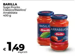 Coop BARILLA Sugo Pronto Classico/Basilico/Arrabbiata offerta