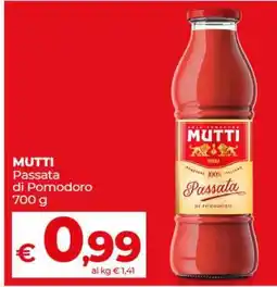 Coop MUTTI passata di pomodoro offerta