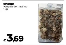 Coop SWORD Vongole del Pacifico offerta