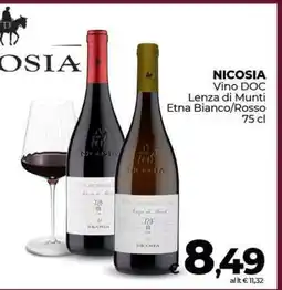 Coop NICOSIA Vino DOC offerta