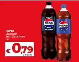 Coop PEPSI Classica/Zero Zucchero 1 lt offerta