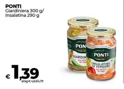 Coop PONTI Giardiniera 300 g / Insalatina 290 g offerta