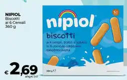 Coop NIPIOL Biscotti ai 6 Cereali 360 g offerta