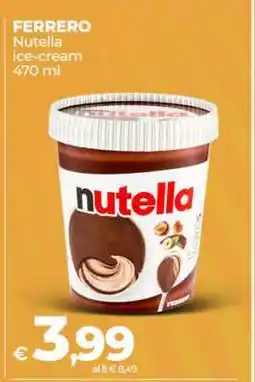 Coop FERRERO Nutella ice-cream 470 ml offerta