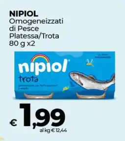 Coop NIPIOL Omogeneizzati di Pesce Platessa/Trota offerta