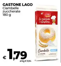 Coop GASTONE LAGO Ciambelle zuccherate offerta