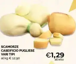 Mercatò Scamorze caseificio pugliese vari tipi offerta