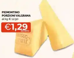 Mercatò Piemontino porzioni valgrana offerta
