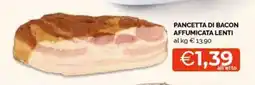 Mercatò Pancetta di bacon affumicata lenti offerta