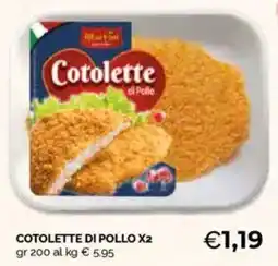 Mercatò Cotolette di pollo x2 offerta