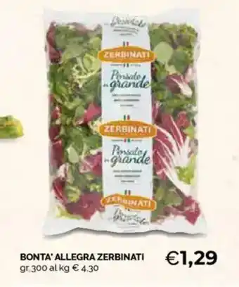 Mercatò Bonta' allegra ZERBINATI offerta