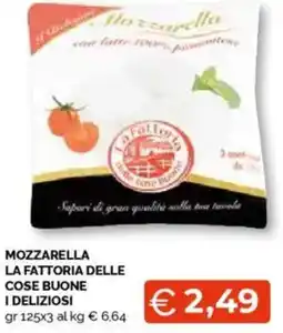 Mercatò Mozzarella la fattoria delle cose buone i deliziosi offerta