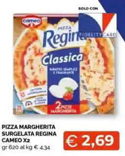 Mercatò Pizza margherita surgelata regina CAMEO offerta