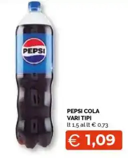 Mercatò Pepsi cola vari tipi offerta