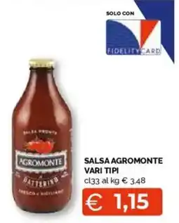 Mercatò Salsa agromonte vari tipi offerta