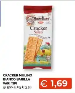 Mercatò Cracker mulino bianco barilla vari tipi offerta
