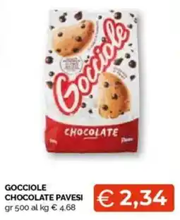Mercatò Gocciole chocolate PAVESI offerta
