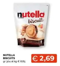 Mercatò Nutella biscuits offerta