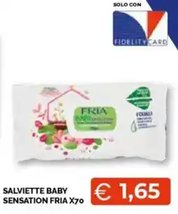 Mercatò Salviette baby sensation FRIA X70 offerta