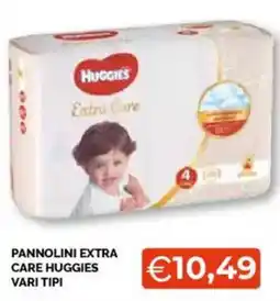 Mercatò Pannolini extra care huggies vari tipi offerta