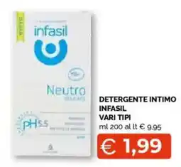 Mercatò Detergente intimo infasil vari tipi offerta