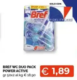 Mercatò Bref wc duo pack power active offerta
