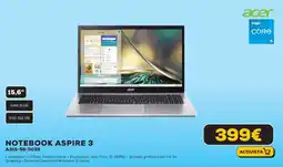 Euronics acer Notebook aspire 3 offerta