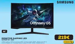 Euronics SAMSUNG Monitor gaming LED ODYSSEY G5-G55C offerta