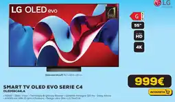 Euronics LG Smart tv oled evo serie C4 OLED55C44LA offerta