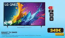 Euronics LG Smart TV QNED 43QNED80T6A offerta