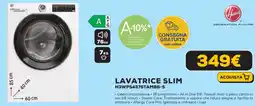 Euronics Hoover Lavatrice slim H3WPS4376TAMB6-S offerta