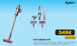Euronics dyson V10 ABSOLUTE offerta