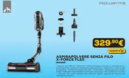Euronics Rowenta aspirapolvere senza filo X-FORCE FLEX RH99A9 offerta