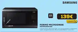 Euronics Samsung forno microonde MG23DG4524CGE1 offerta