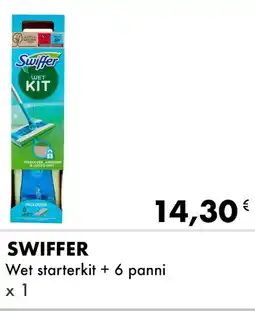 Iper Tosano SWIFFER Wet starterkit + 6 panni x 1 offerta