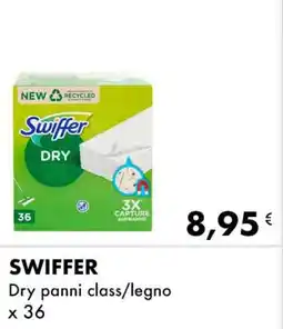Iper Tosano SWIFFER Dry panni class/legno x36 offerta