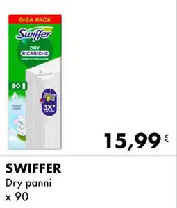 Iper Tosano SWIFFER Dry panni x90 offerta