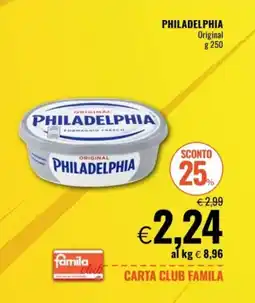 Famila Market PHILADELPHIA Original offerta