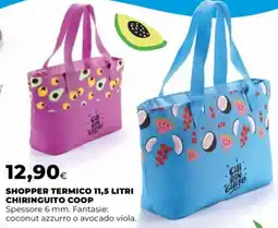 Unicoop Shopper termico 11,5 litri chiringuito coop offerta