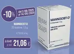 Coop MANNOCIST-D 20 bustine offerta